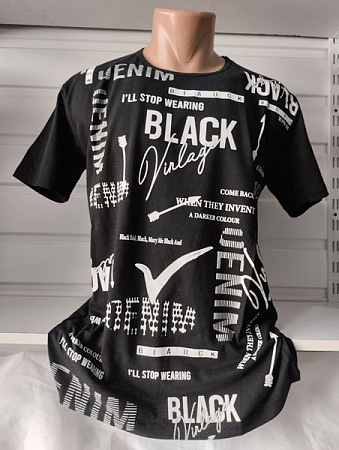 Футболка Panda 1585 black - делук