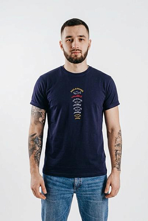 Футболка Sport Style 5 navy - делук