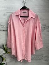 Рубашка New Season 8606 pink - делук