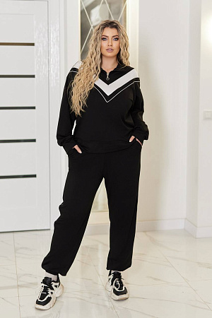 Костюм Спорт Seven Zikina 934 black - делук