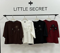 Футболка Little Secret 606-226 brown - делук