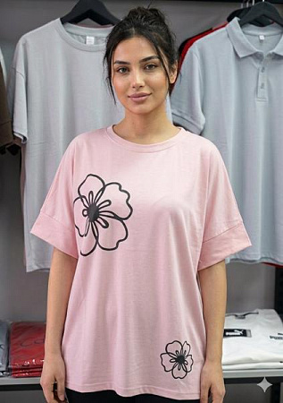 Футболка Newe 501 pink - делук