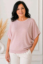 Футболка Julia JL1337 pink - делук