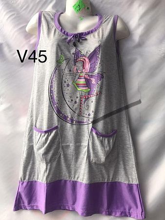 Ночнушка Xyen V45 grey - делук