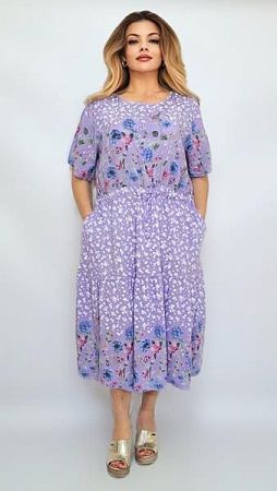 Платье Romeo Life 718 lilac - делук