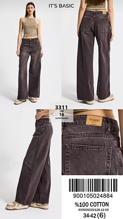 Джинсы Jeans Style 3311-2S6-16 brown - делук