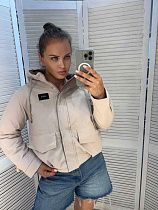 Куртка Dgmd 9053 beige - делук