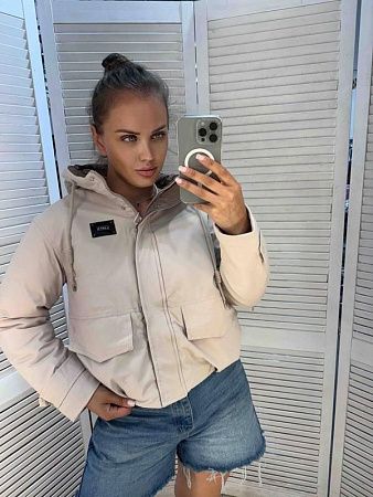 Куртка Dgmd 9053 beige - делук