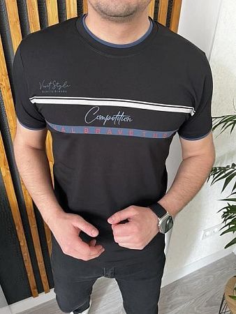 Футболка Nik 56344 black - делук