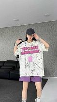 Футболка Karon 6133 white-pink - делук