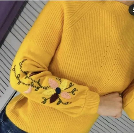 Свитер Kosta 717 yellow - делук