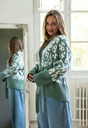 Кардиган Liza Brend 1111 mint - делук