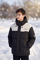 Куртка Delfinka 26112 black-l.grey - делук