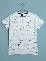 Футболка Dino DN383 l.grey - делук