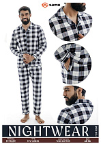 Пижама Imlion 7122 white-l.grey - делук