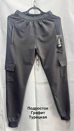 Штаны Спорт Minh MH1223 grey - делук