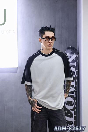 Футболка 2Bro ADM82617 white-black - делук