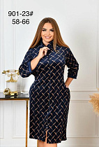 Халат Estima 901-23 navy - делук