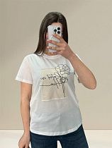 Футболка Levisha 25050 white - делук