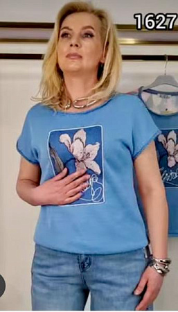 Футболка Lida 1627 l.blue - делук