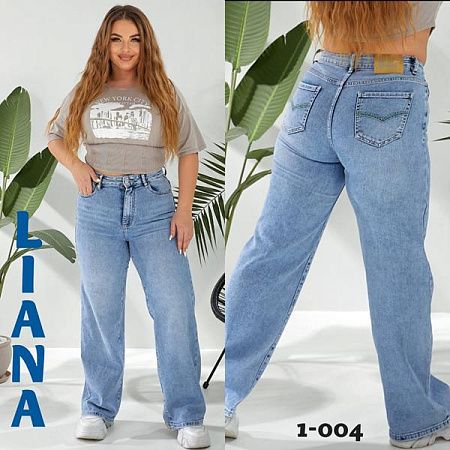 Джинсы Liana Denim 1-004 l.blue - делук