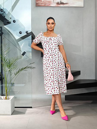 Платье Deliv 578 white - делук