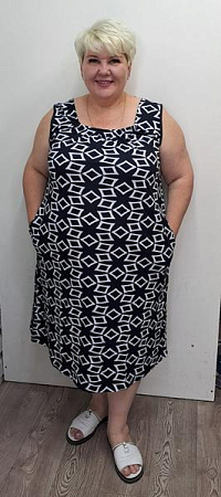 Сарафан Romeo Life 2025-2 black - делук