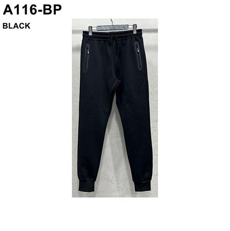 Штаны Спорт Ale-Ate A116BP black - делук