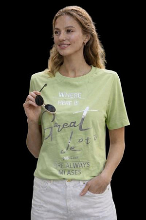 Футболка Levisha 25033 mint - делук