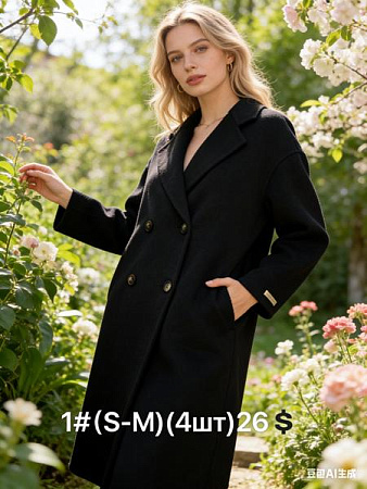 Пальто Jacket 1 black - делук