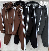 Костюм Спорт Shon S1634 brown - делук