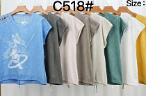 Футболка Estima C518 l.blue - делук