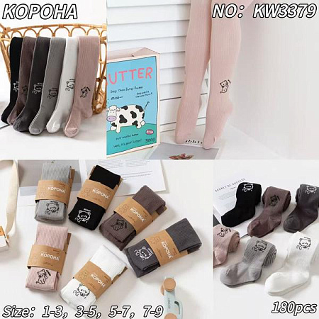 Колготы Корона KW3379 mix(1-3) - делук