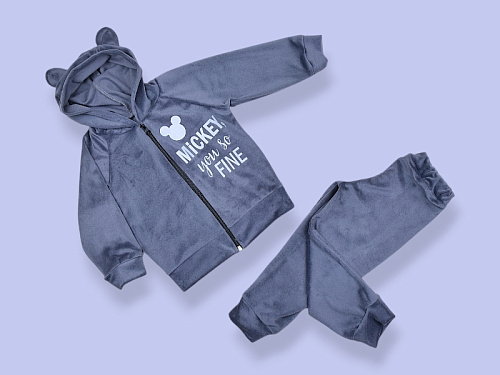 Костюм Спорт Kir15 183262 grey - делук