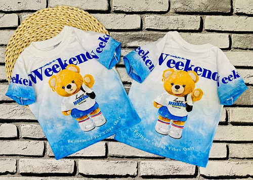 Футболка Dino DN253 l.blue - делук