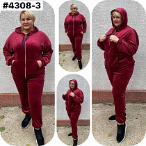 Костюм Спорт Romeo Life 4308-3 wine - делук
