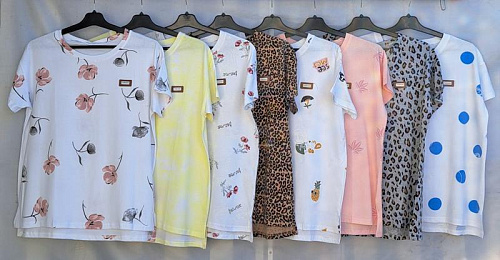 Футболка Peng 9151-4 mix - делук