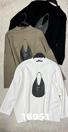 Свитер Divo 16951 black - делук