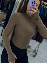 Боди Arina 1680 khaki - делук