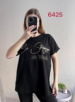 Футболка Fsn 6425 black - делук