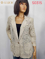 Пиджак Lida S0315 beige - делук