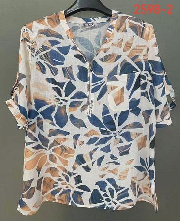 Блузка Lida 2598-2 white - делук