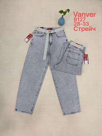Джинсы Vanver B127 l.grey - делук