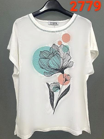 Футболка Lida 2779 white - делук