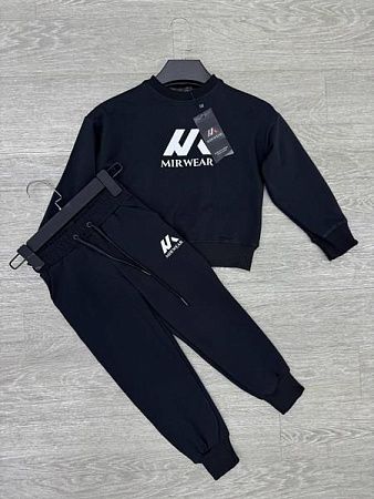 Костюм Спорт Mirwear Kids 222-1M black-white - делук