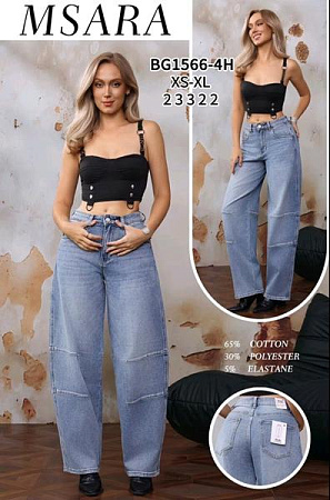 Джинсы Jeans Club BG1566-4H l.blue - делук