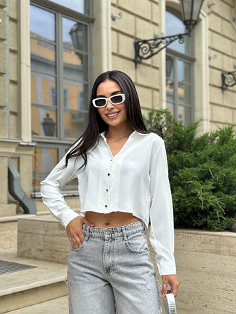 Рубашка Style Nadezhda SN356 white - делук