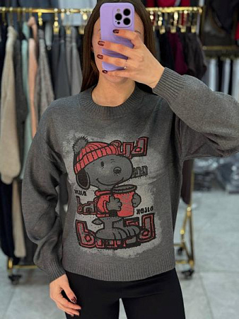 Свитер Arina 925-4 d.grey - делук