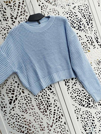 Свитер Lora LR903 l.blue - делук