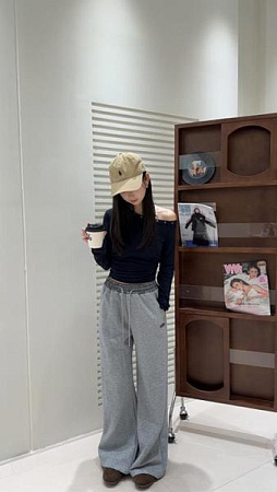 Штаны Спорт Yalisi 7795 grey - делук